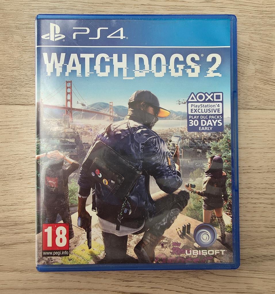 Watch Dogs 2 PS4 PlayStation 4 jeux en très bon état, Consoles de jeu & Jeux vidéo, Enlèvement, Comme neuf