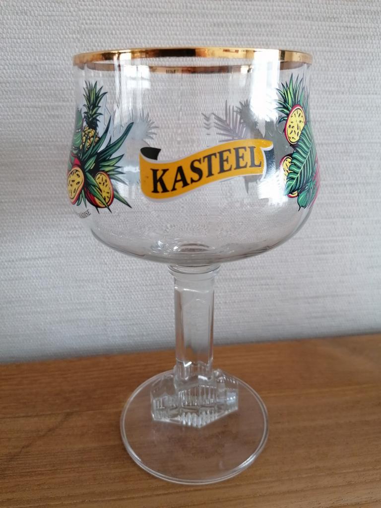 Zeer mooi glas vn kasteelbier, 33cl. Limidet Edition, Verzamelen, Biermerken, Ophalen