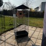 Staande vogelkooi met broedbak 79x69.5x164, Ophalen, Gebruikt, Vogelkooi