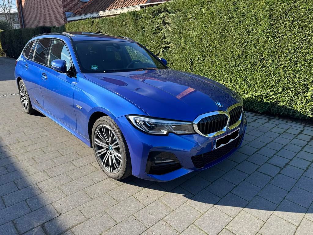 Bmw 330e/ portimao blue/ 45000km + garantie/ m pakket, Auto's, BMW, Automaat, Achterwielaandrijving, 4 cilinders, Blauw