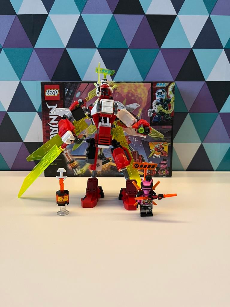 Lego Ninjago Kai’s mech jat 2 in 1, Ophalen, Zo goed als nieuw, Complete set, Lego