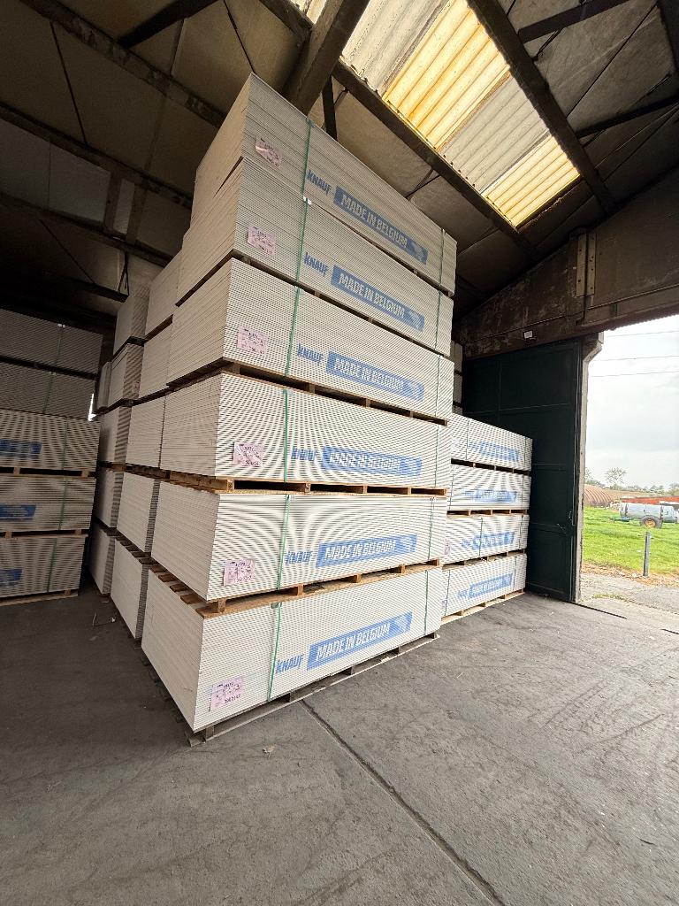 ‼️PLAQUE DE PLATRE DE MARQUE GYPROC & KNAUF En PROMO ‼️, Bricolage & Construction, Plaques & Panneaux, Enlèvement, Neuf