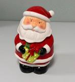 Kerstman Koekjespot Keramiek 25 cm met Deksel kerst Kerstmis, Diversen, Ophalen of Verzenden, Zo goed als nieuw