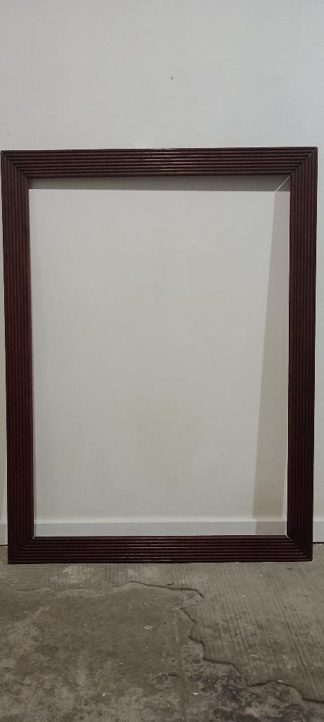 Art Deco frame van massief hout - 71x98, Huis en Inrichting, Woonaccessoires | Lijsten, Gebruikt, Hout, Ophalen