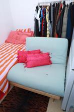 Thais futonbankbed met 4 posities (converteerbare stoel), Ophalen, Gebruikt, 90 cm, Eenpersoons