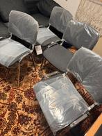 4 nieuwe stoelen, Maison & Meubles, Chaises, Neuf, Gris, Enlèvement ou Envoi, Tissus