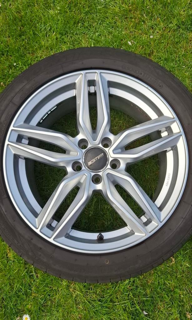 Wielen + banden 245-45-18, Auto-onderdelen, Banden en Velgen, Zomerbanden, Band(en)