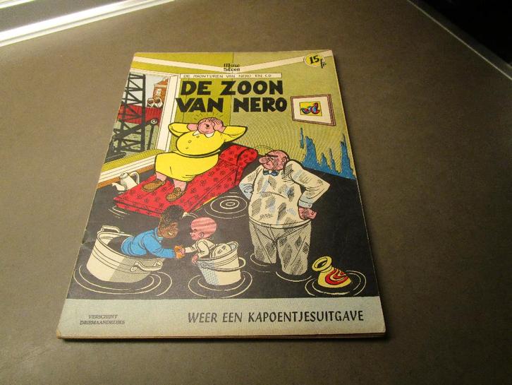 Nero - De zoon van Nero - 1e druk - 1960, Livres, BD, Utilisé, Une BD, Enlèvement ou Envoi