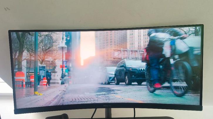 philips evnia curved gaming monitor 34m1c5500va 00, Informatique & Logiciels, Moniteurs, Utilisé, 151 à 200 Hz, DisplayPort, HDMI