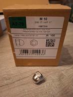 boîte neuve 100 écrous borgnes M10 en acier inoxydable, Enlèvement ou Envoi, Inox