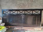 Metalen schuifpoort, Ophalen, Schuifpoort, Zo goed als nieuw, 200 cm of meer