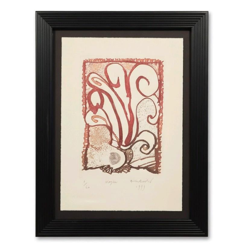 Alechinsky, Antiek en Kunst, Ophalen of Verzenden, 18 cm, 13 cm