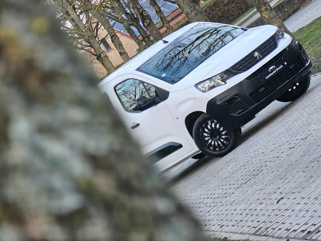 Peugeot partner L2 1.5hdi HEAVY | 3ZIT | BTW | 2SCHUIFDEUREN, Auto's, 75 kW, Stof, Wit, Bedrijf