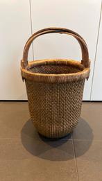 Oosterse stevige antieke grote mand hoffz stijl, Ophalen, Zo goed als nieuw, Mand