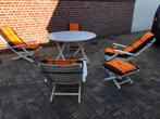 Vintage tuinset jaren 70, Tuin en Terras, Ophalen, Gebruikt, Hout