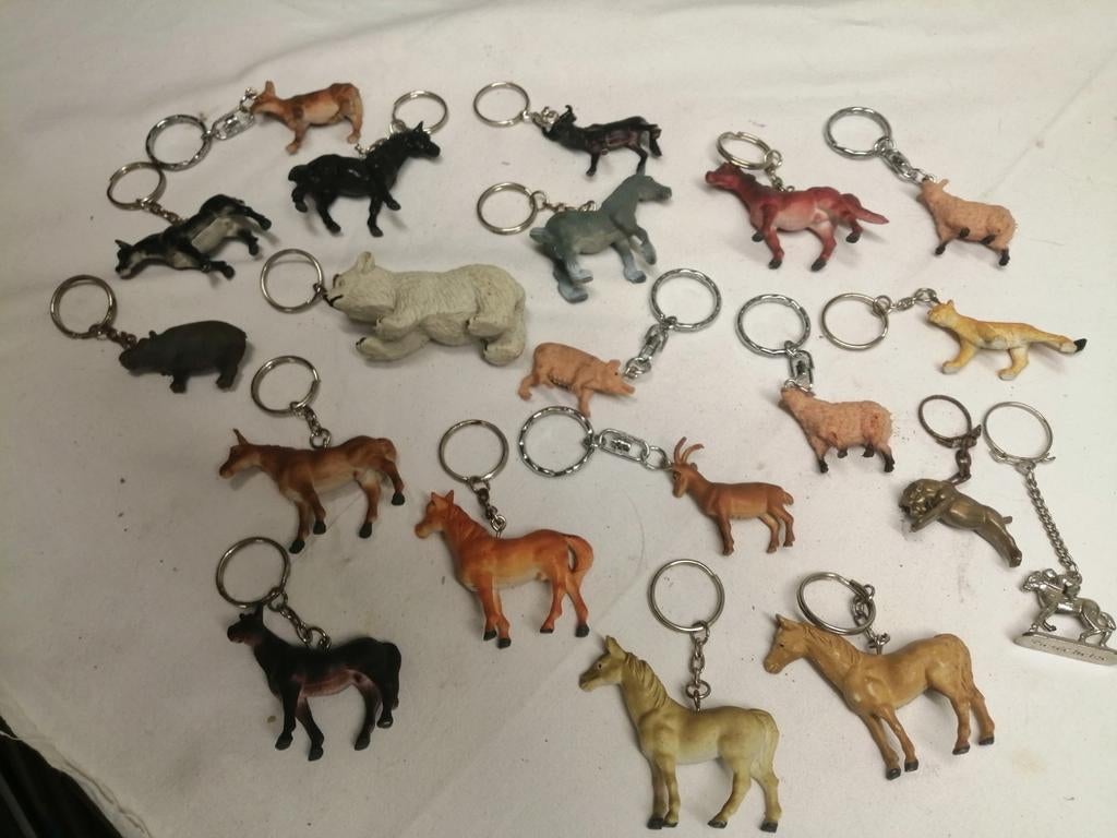 Allerhande sleutelhangers met dieren, Ophalen