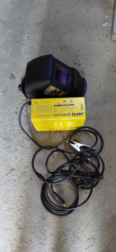 Poste à souder GYS Gysmi 160P + casque + baguettes, Enlèvement, Utilisé, 150 à 250 ampères, Électrodes