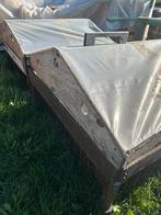 Zelfgemaakte kweekbakken op hoogte, Enlèvement, Utilisé