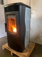 Pellet kachel 12kw gietijzer & Speksteen, Ophalen, Gebruikt, Vrijstaand, Pelletkachel