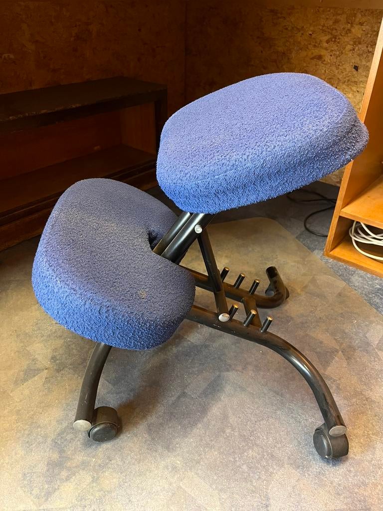 Ergonomische bureaustoel, Ophalen, Gebruikt, Blauw, Bureaustoel