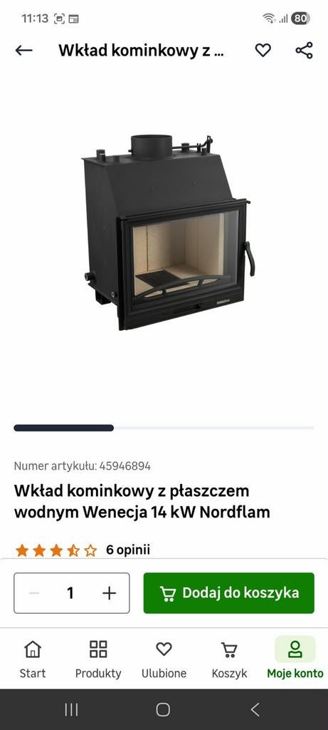 Kachel met watermantel, Huis en Inrichting, Kachels, Zo goed als nieuw, Ophalen