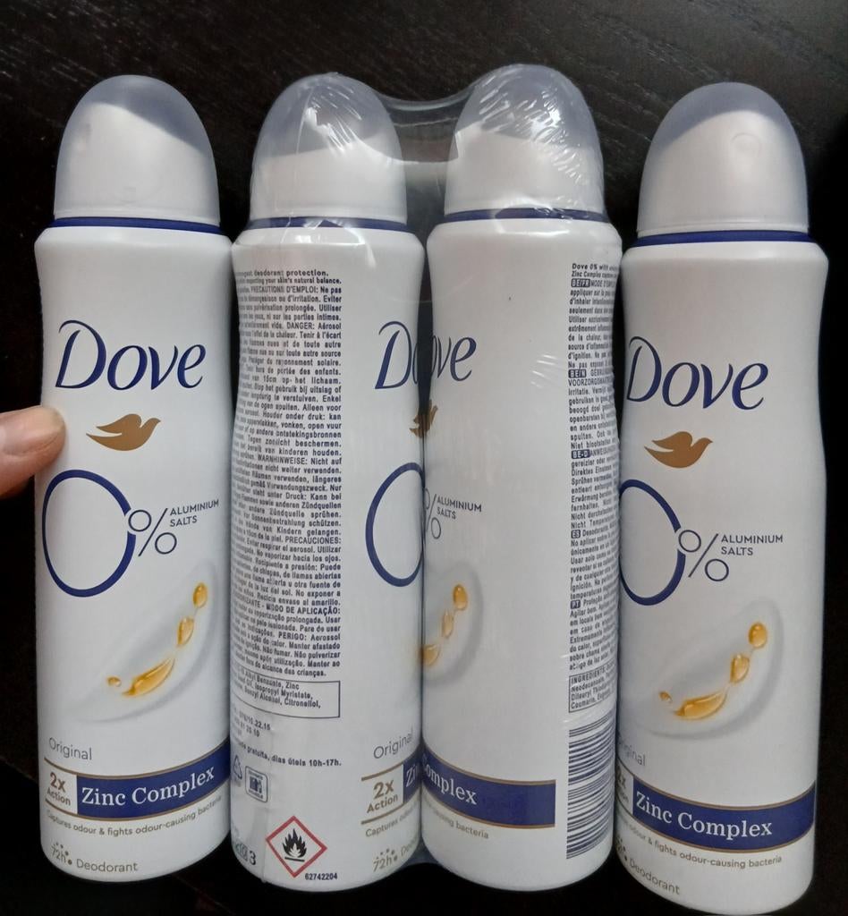 4 DOVE deodorants 72 uur, Handtassen en Accessoires, Uiterlijk | Parfum, Ophalen of Verzenden