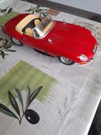 Jaguar E 1961 schaal 1/18, Ophalen of Verzenden, Zo goed als nieuw, Auto, Burago