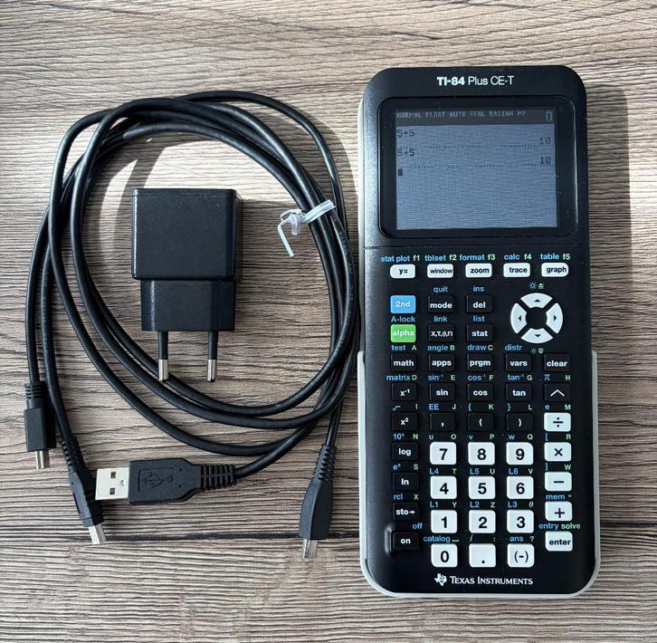Grafische rekenmachine Texas Instruments TI-84 plus CE-T, Diversen, Rekenmachines, Gebruikt, Grafische rekenmachine, Ophalen