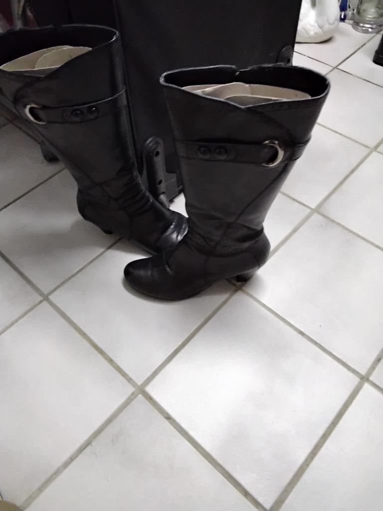 Dames laarzen, Ophalen of Verzenden, Zwart