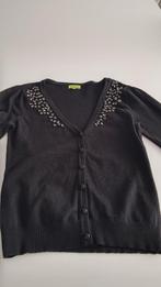 Zwarte gilet met zilver accenten K-DESIGN maat XS, Kleding | Dames, K-design, Zwart, Ophalen of Verzenden, Zo goed als nieuw