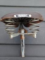 Vintage lederen fietszadel, Ophalen, Zadel