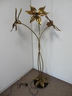 Grand lampadaire vintage doré par Willy Daro, Ophalen of Verzenden