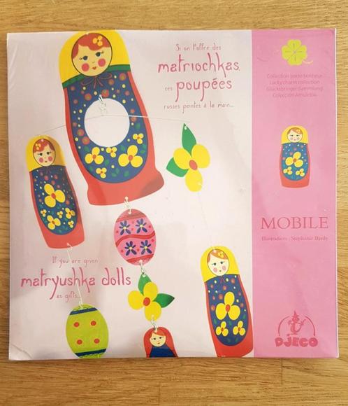 DJECO - Mobile Porte bonheur poupées matriochkas, Kinderen en Baby's, Kinderkamer | Inrichting en Decoratie, Nieuw, Overige typen