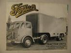 183 Foden Tractor Units brochure, Enlèvement ou Envoi