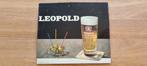 Leopold reclamebord bier brouwerij nostalgie, Verzamelen, Ophalen of Verzenden, Gebruikt, Reclamebord, Plaat of Schild