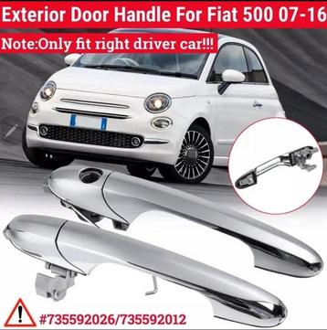 Nieuwe deurgreep aan bestuurderszijde Fiat 500 beschikbaar voor biedingen