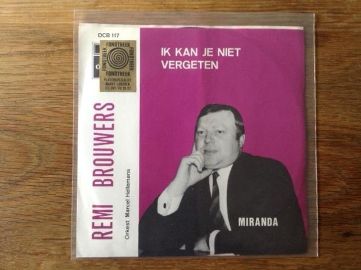 single remi brouwers, Cd's en Dvd's, Vinyl Singles, Single, Nederlandstalig, 7 inch, Ophalen of Verzenden