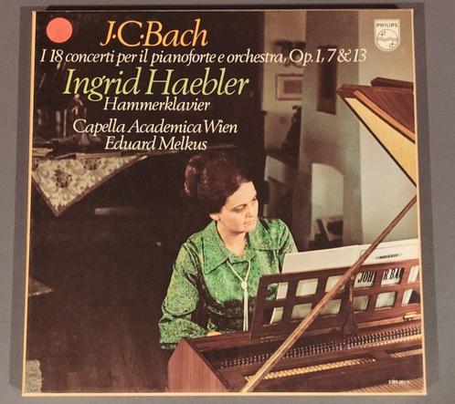 Coffret 5x LP - J.C. Bach - Ingrid Haebler -, CD & DVD, Vinyles | Classique, Utilisé, 12 pouces, Enlèvement ou Envoi