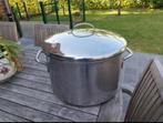 Inox grote kookpot, Ophalen, Zo goed als nieuw, Inox