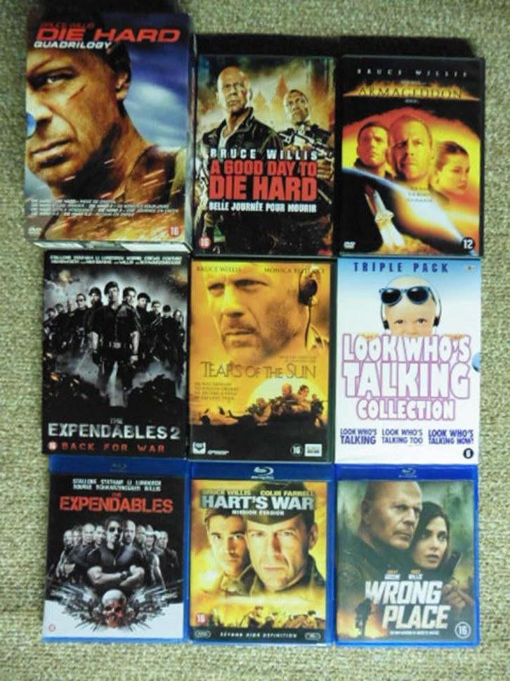Bruce Willis Colllectie (42 Dvd /3 Blu-Ray/1 Cd), Cd's en Dvd's, Dvd's | Klassiekers, Zo goed als nieuw, 1980 tot heden, Ophalen of Verzenden