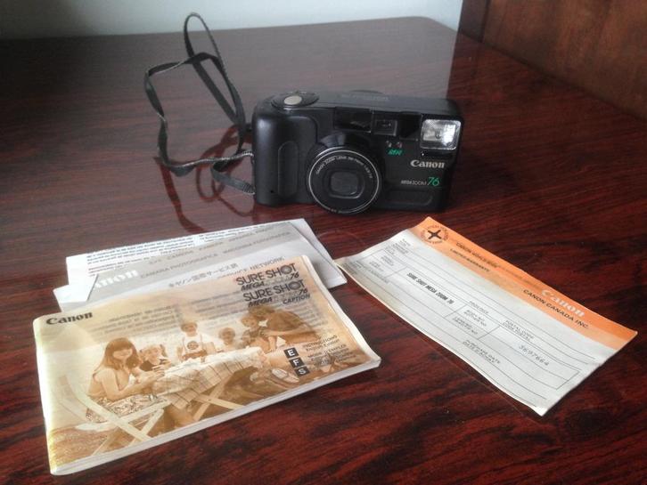 Appareil photo argentique Canon Sure Shot Zoom Max 38-76 mm, Audio, Tv en Foto, Fotocamera's Digitaal, Gebruikt, Compact, Canon