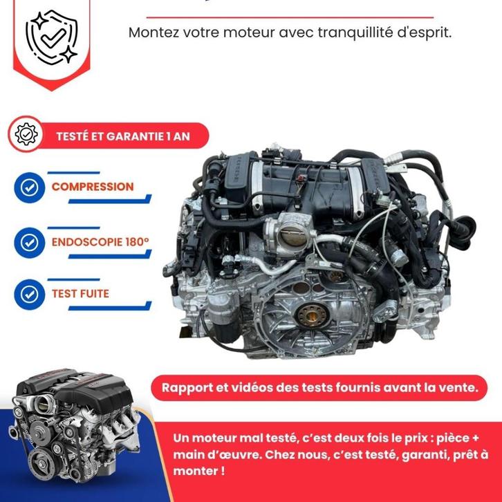 Complete motor Porsche Cayman 981 gt4 3.8 385cv, Auto-onderdelen, Motor en Toebehoren, Porsche, Nieuw, Ophalen of Verzenden