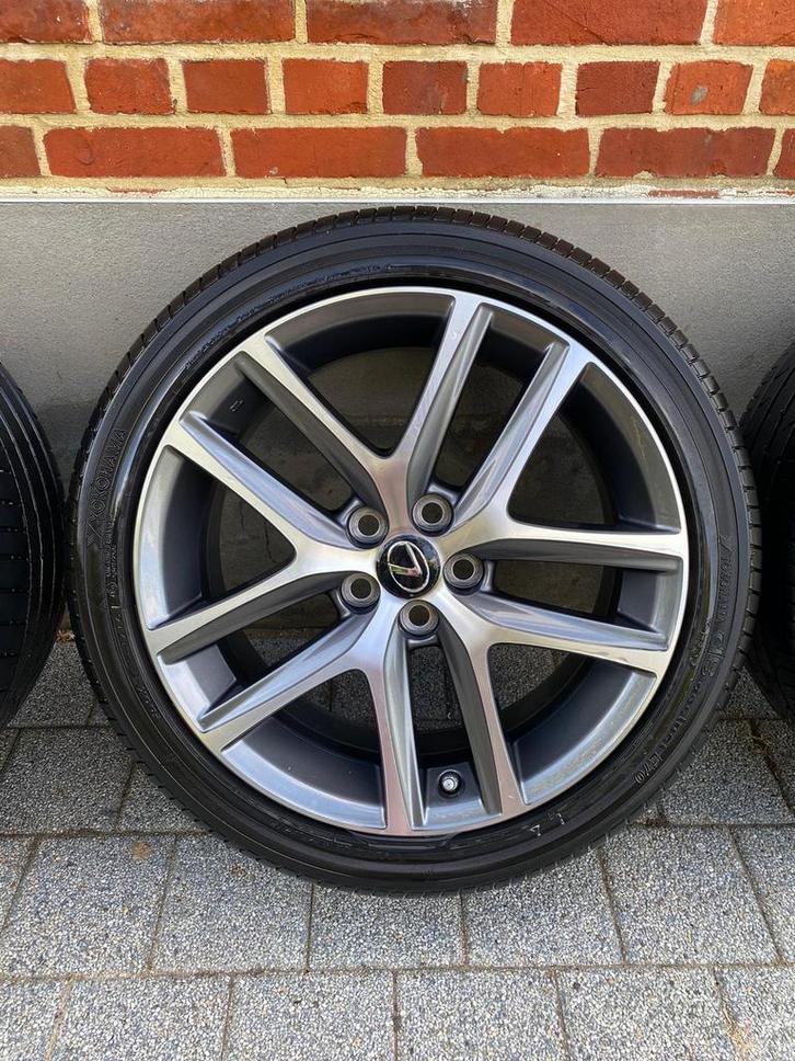 Originele Lexus ct200 f sport velgen 5x100 17 inch, Auto-onderdelen, Banden en Velgen, Velg(en), Zomerbanden, 17 inch, 215 mm
