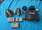 N64 avec 3 jeux et 2 manettes, Comme neuf, Enlèvement ou Envoi