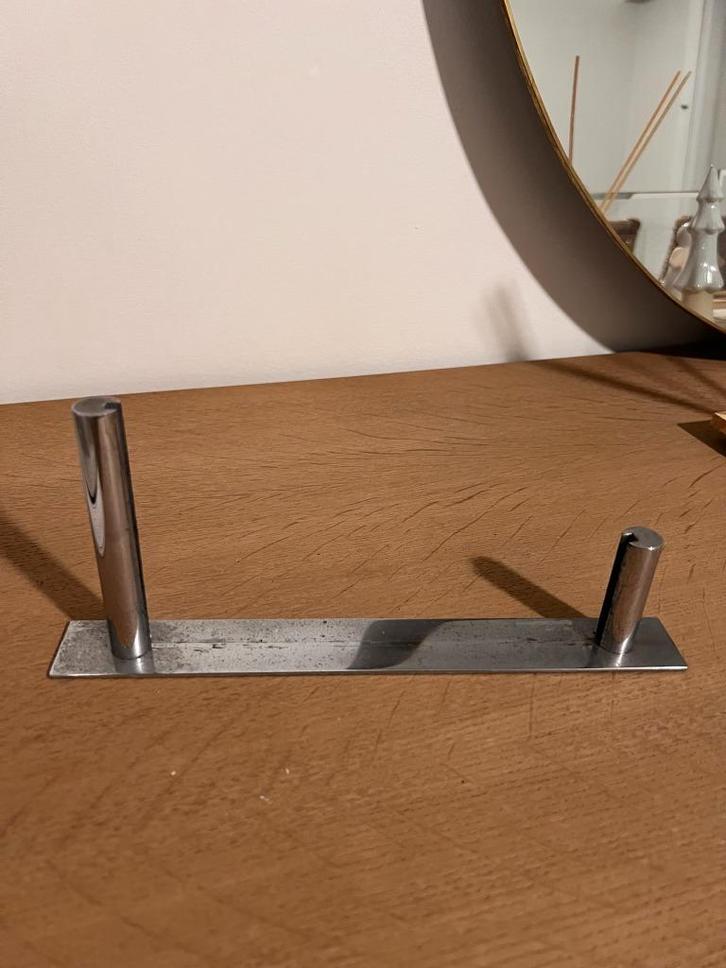 Vintage fotokader, metalen kader zonder glas in aanwezig, Antiek en Kunst, Curiosa en Brocante, Ophalen of Verzenden