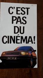PEUGEOT 309  C'est pas du cinéma!  1985, Peugeot, Ophalen of Verzenden, Zo goed als nieuw