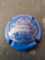 Een champagne capsule of bier capsule kleur licht blauw en z, Verzamelen, Ophalen