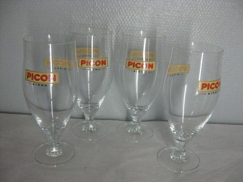 Picon Bière VIKING glas 50 cl - Dubbele opdruk., Verzamelen, Glas en Drinkglazen, Ophalen of Verzenden
