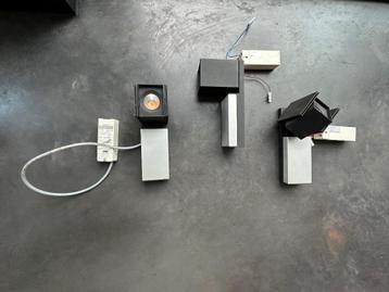 Modular Rektor design spots black / alu zie ook MP78 profiel beschikbaar voor biedingen