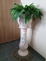 Bloempot op staander - Italiaanse biscuit, Antiek en Kunst, Antiek | Keramiek en Aardewerk, Ophalen